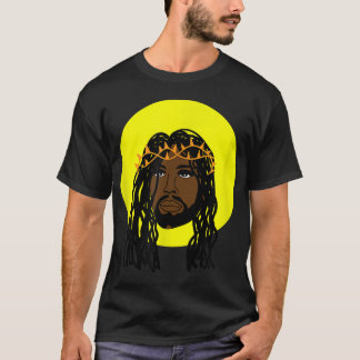 Schwarzer Jesus ist ein afrikanischer Religiosität T-Shirt