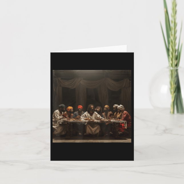 Schwarzer Jesus, Letztes Opfer, Jesus 0 Karte (Vorderseite)
