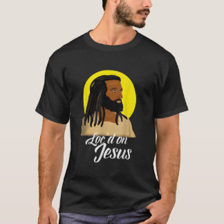 Schwarzer Jesus mit Locations in Afroamerikanisch T-Shirt