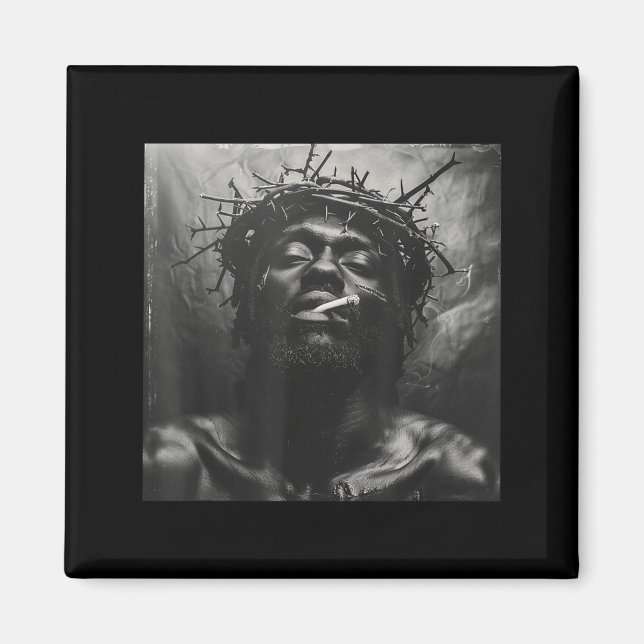 Schwarzer Jesus raucht, Christentum, Kirche, Chris Magnet (Vorne)