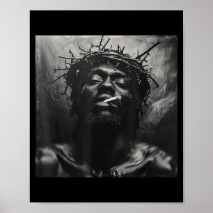 Schwarzer Jesus raucht, Christentum, Kirche, Chris Poster