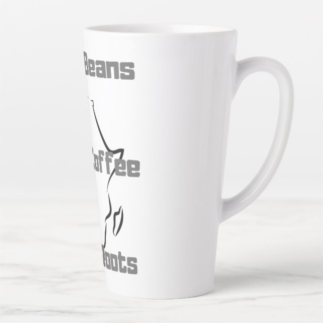 Schwarzer Kaffee Milchtasse (Rechts)