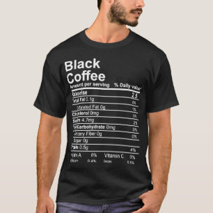 Schwarzer Kaffee T-Shirt