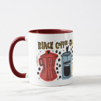 Schwarzer Kaffee Tasse