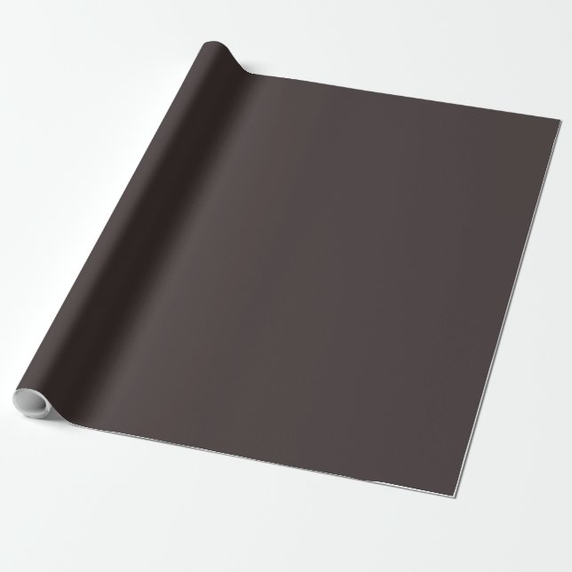 Schwarzer Kaffee (Vollfarbe) Geschenkpapier (Ungerollt)