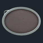 Schwarzer Kaffee (Vollfarbe) Ovale Gürtelschnalle<br><div class="desc">Schwarzer Kaffee (Vollfarbe)</div>