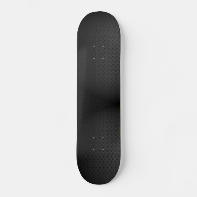SCHWARZER KARBON-SCHWARZE GRAUEN-DOTS-DUNKELPATTER SKATEBOARD (Vorderseite)