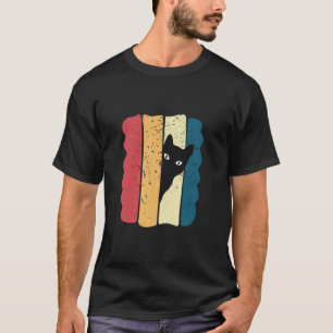Schwarzer Katzenmann Humor Mädchen Geschenk Humorv T-Shirt
