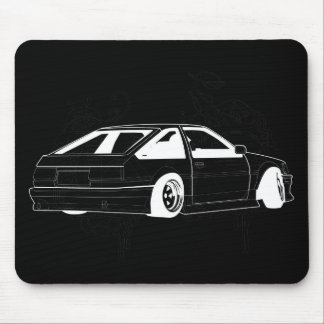 Schwarzer KIS Levin AE86 Mousepad
