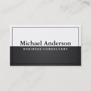 Schwarzer Kohlenstoff   weiß Visitenkarte