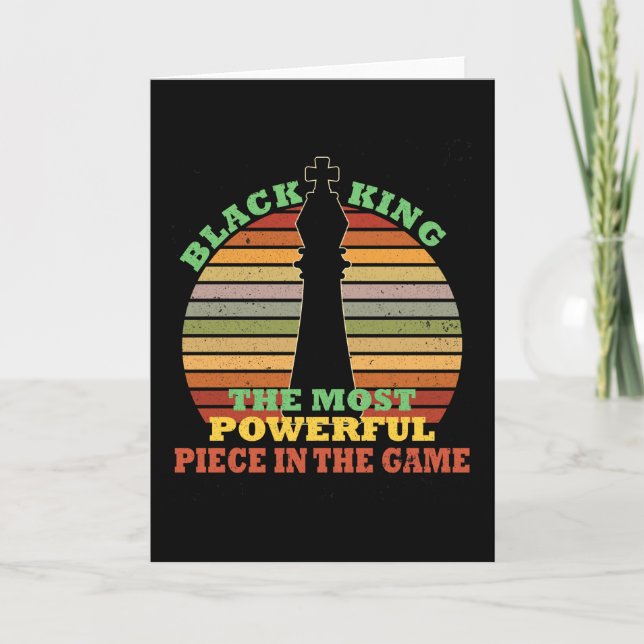 Schwarzer König am stärksten im Spiel Karte (Vorderseite)