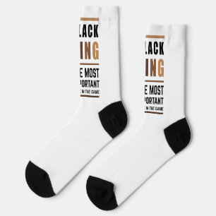 Schwarzer König das wichtigste Stück in Spiel 2 Socken