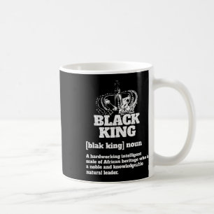 Schwarzer König Definition Afroamerikanischer Stol Kaffeetasse