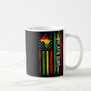 Schwarzer König Melanin Afrikanisch-Amerikanische  Kaffeetasse