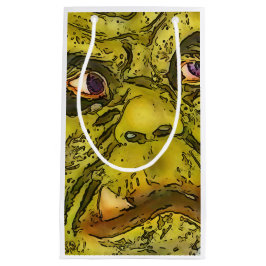 Schwarzer Kontur-Cartoon Kleine Geschenktüte