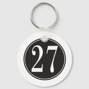 Schwarzer Kreis #27 Schlüsselanhänger