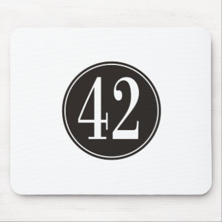 Schwarzer Kreis #42 Mousepad