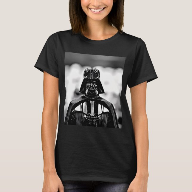 Schwarzer Krieger T-Shirt (Vorderseite)