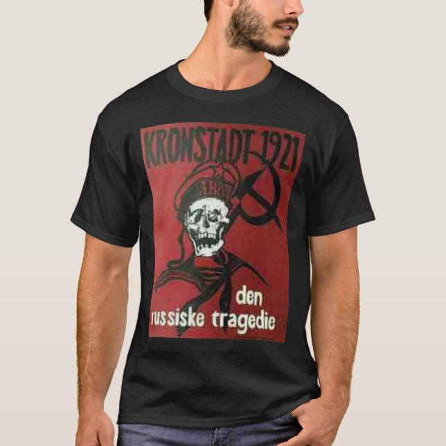 schwarzer kronstadt T - Shirt (Vorderseite)