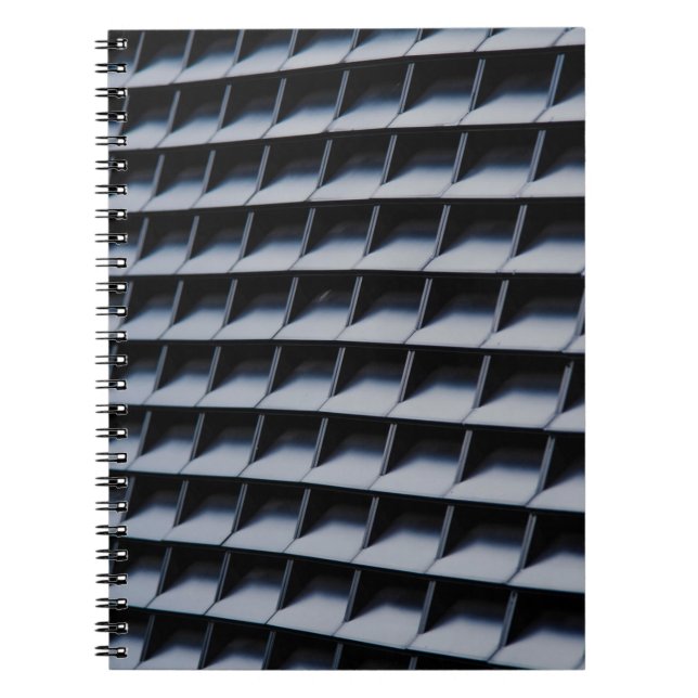 Schwarzer Kunststoffrahmen Notizblock (Vorderseite)