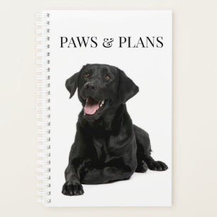 Schwarzer Lab Labrador Retriever Süßer Hund Mama P Planer