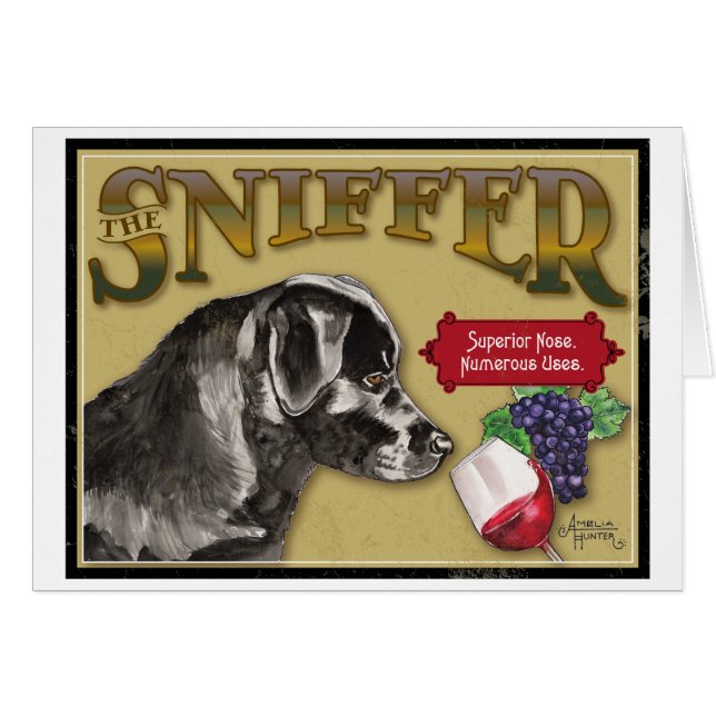 Schwarzer Labrador (Vorderseite (Horizontal))