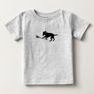 Schwarzer Labrador, der Baby T-shirt