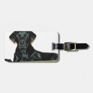 Schwarzer Labrador-Gepäck-Umbau Gepäckanhänger