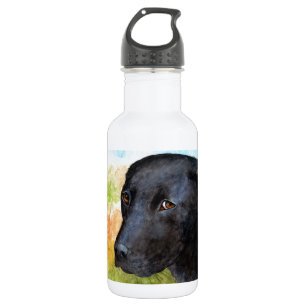 Schwarzer Labrador Retriever Dog 115 Trinkflasche