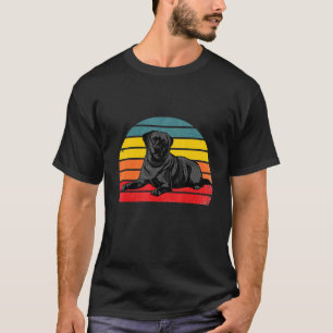 Schwarzer Labrador Retriever Liebe Mein Hund Sagt T-Shirt