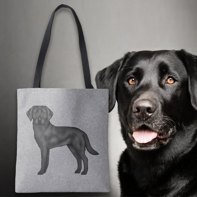 Schwarzer Labrador Retriever Niedlich Cartoon Dog  (Von Creator hochgeladen)