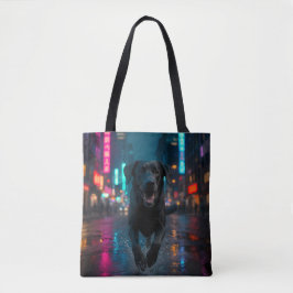 Schwarzer Labrador Retriever Schultertasche