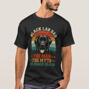 Schwarzer Labrador Retriever Vater Schwarzer Lab V T-Shirt