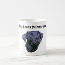 Schwarzer Labrador retriever-Welpe