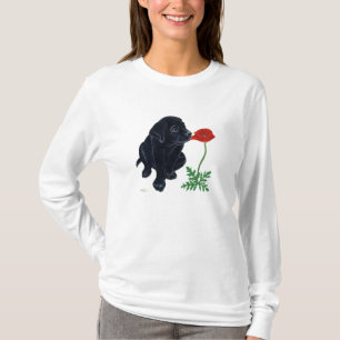 Schwarzer Labrador-Welpe T-Shirt