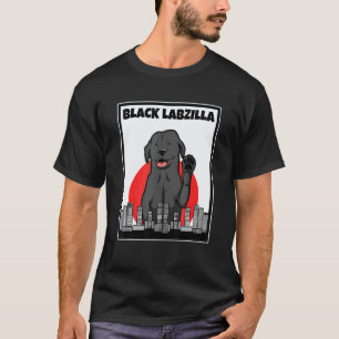 Schwarzer Labzilla Lab Labrador Retriever Hunde Tr T-Shirt