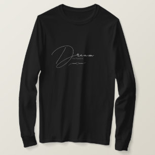 Schwarzer Langschlauch T-Shirt