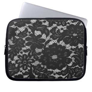 Schwarzer Lauf Laptopschutzhülle