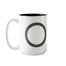 Schwarzer Laurel Blätter Kranz