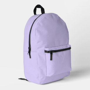 Schwarzer Lavendel mit fester Farbe Bedruckter Rucksack