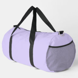 Schwarzer Lavendel mit fester Farbe Duffle Bag