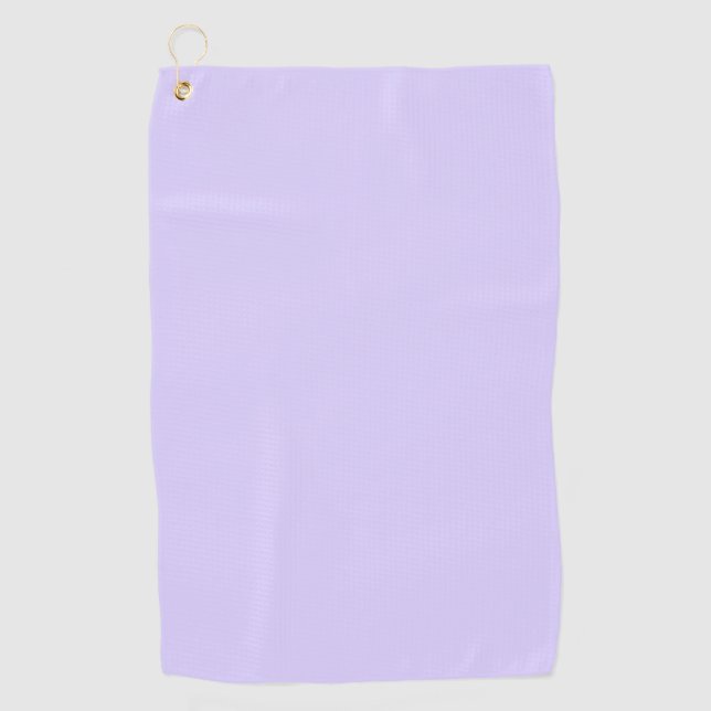 Schwarzer Lavendel mit fester Farbe Golfhandtuch (Vorderseite)