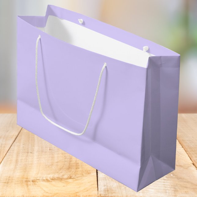 Schwarzer Lavendel mit fester Farbe Große Geschenktüte (Von Creator hochgeladen)