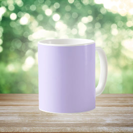 Schwarzer Lavendel mit fester Farbe Kaffeetasse
