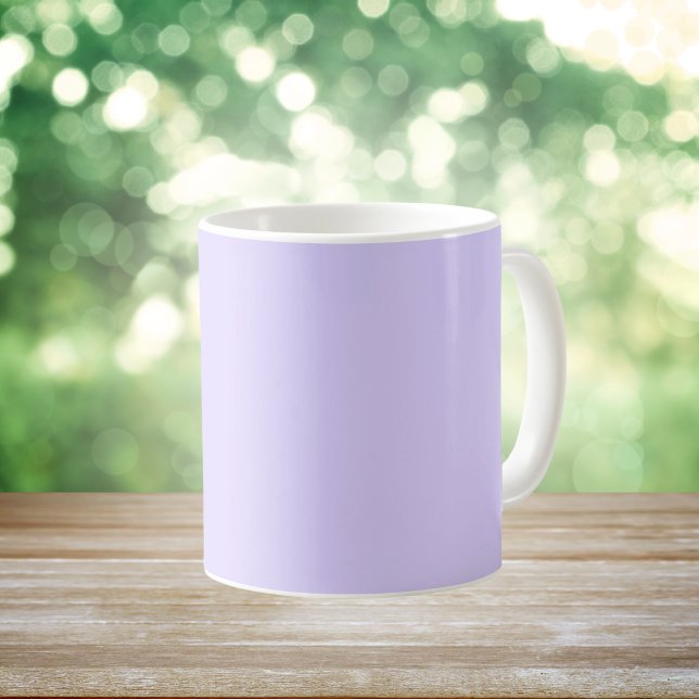 Schwarzer Lavendel mit fester Farbe Kaffeetasse (Von Creator hochgeladen)