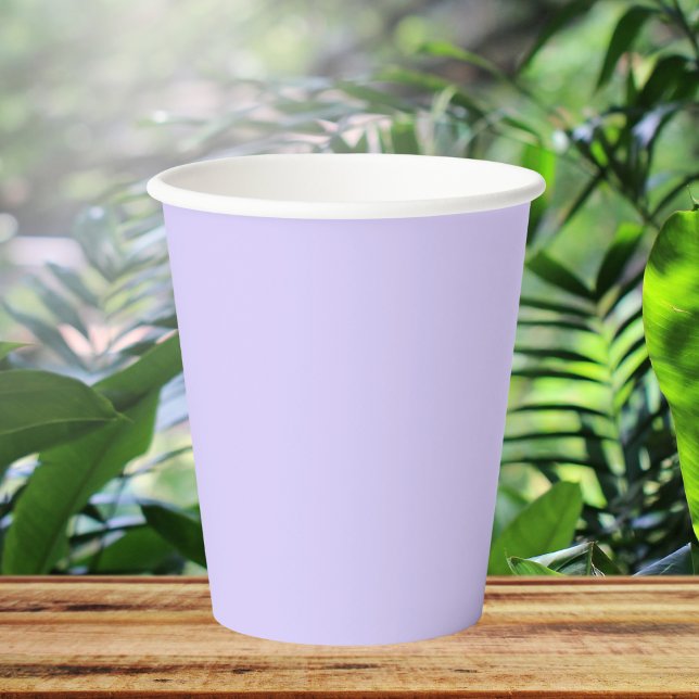 Schwarzer Lavendel mit fester Farbe Pappbecher (Von Creator hochgeladen)