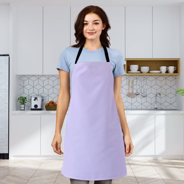 Schwarzer Lavendel mit fester Farbe Schürze (Von Creator hochgeladen)
