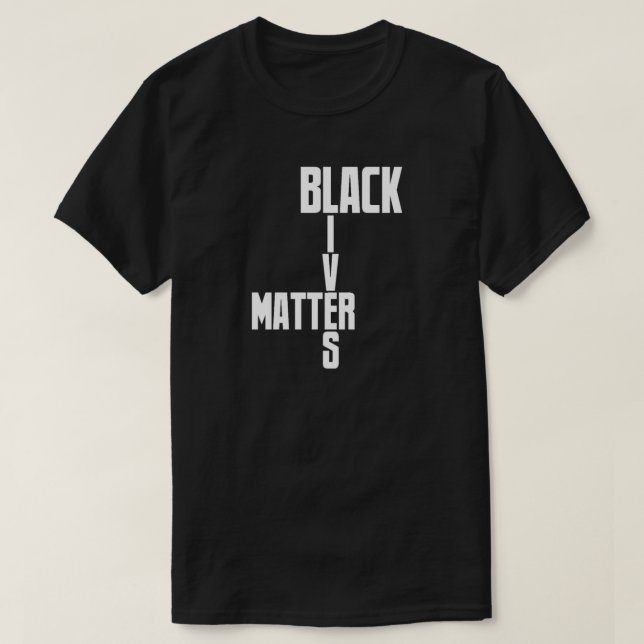 Schwarzer Leben-Angelegenheits-T - Shirt (Design vorne)