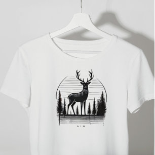 schwarzer lieber T-Shirt