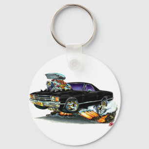 Schwarzer LKW 1971-72 EL Camino Schlüsselanhänger